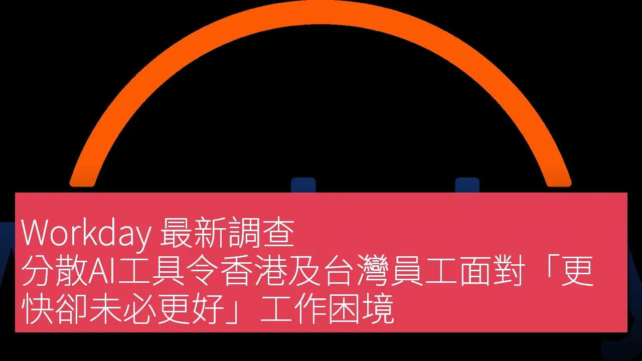 Workday 最新調查：分散AI工具令香港及台灣員工面對「更快卻未必更好」工作困境